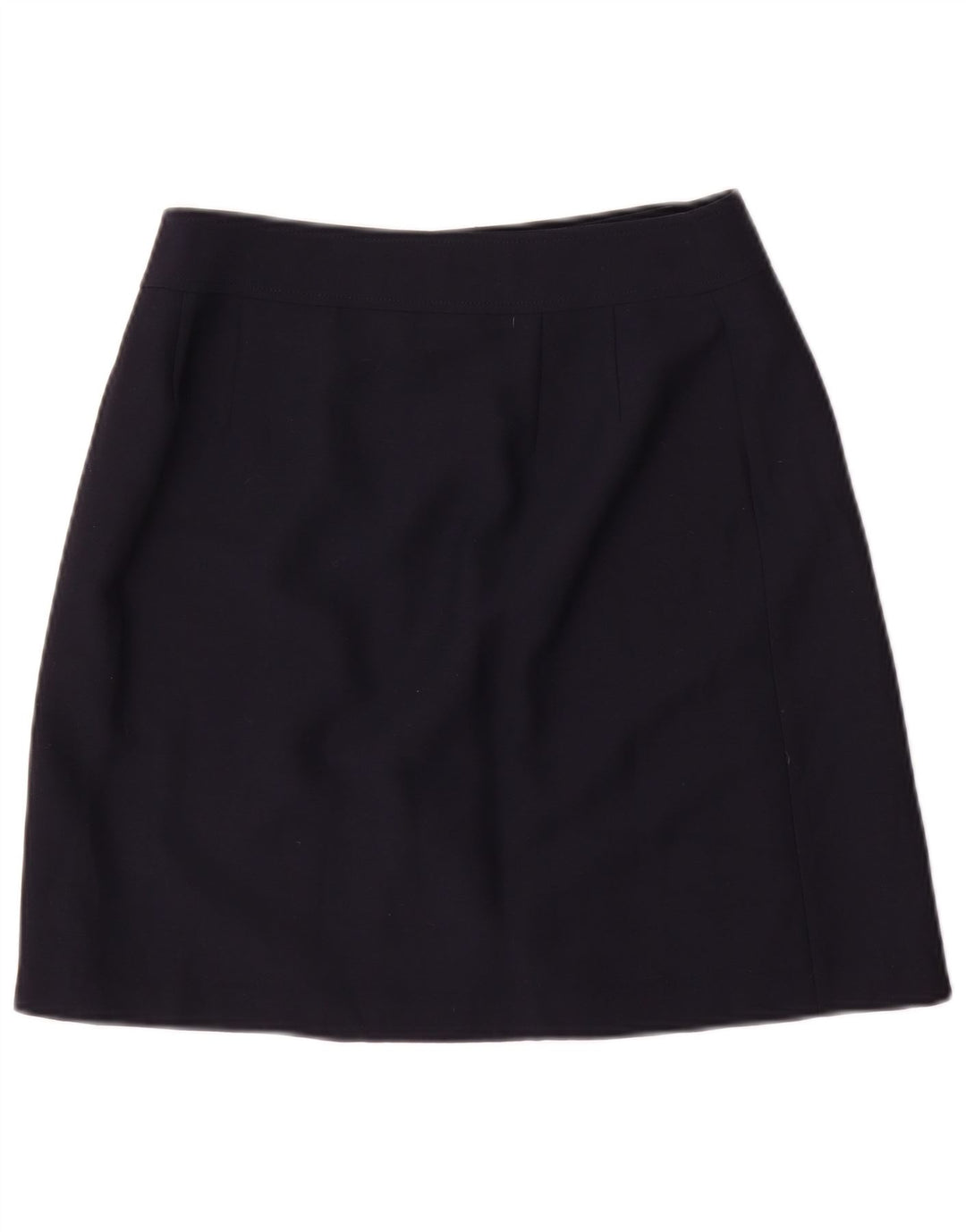 MARINA BABINI Womens Mini Wrap Skirt IT 44 Medium W28  Navy Blue Wool