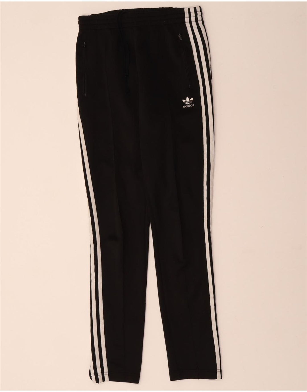 ADIDAS Womens Tracksuit Trousers UK 12 Medium  Black Polyester
