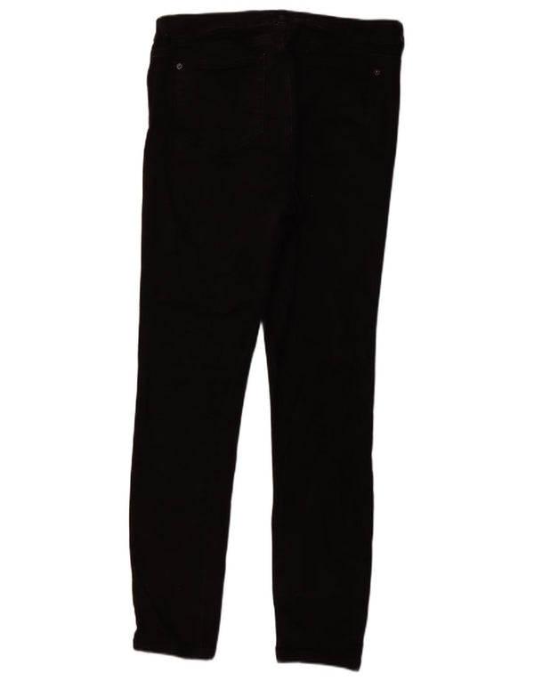 WHITE STUFF Womens High Waist Skinny Jeans UK 14 Large W32 L29 Black
