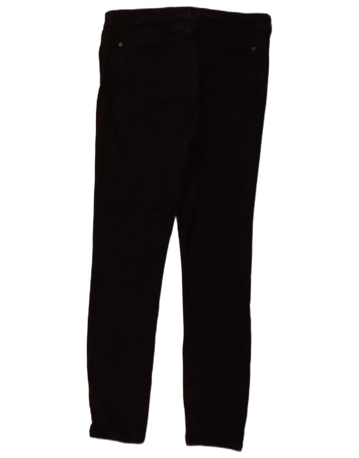 WHITE STUFF Womens High Waist Skinny Jeans UK 14 Large W32 L29 Black