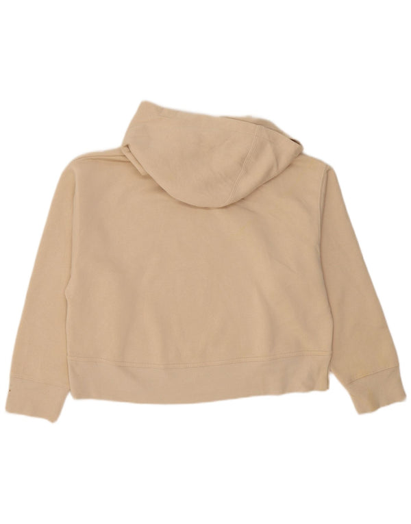 Zara Womens Oversized Hoodie Jumper UK 16 Large Beige