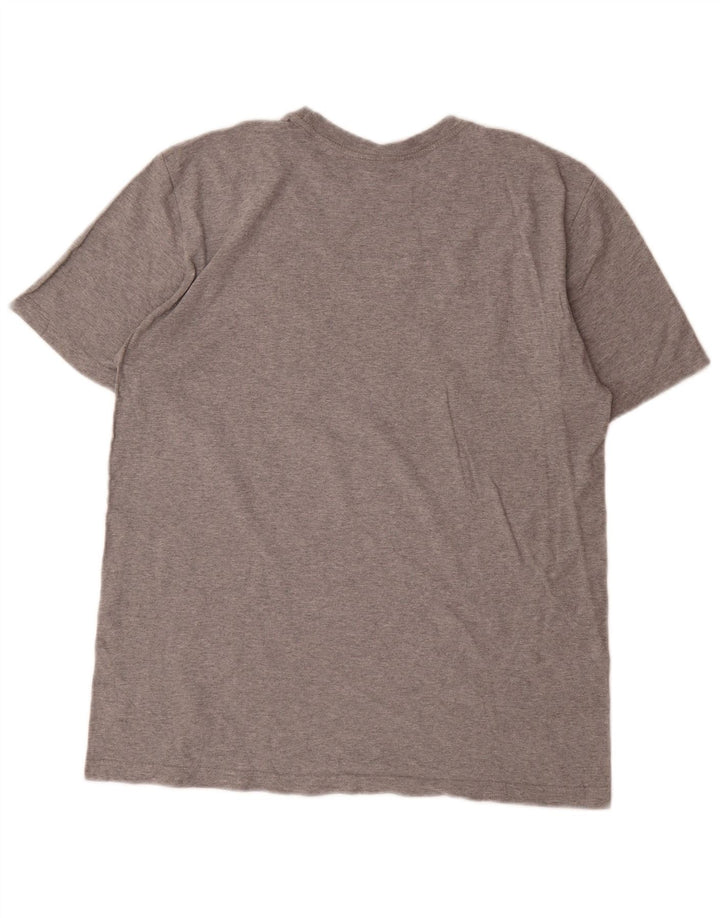 Nike Mens Graphic T-Shirt Top Large Grey Flecked