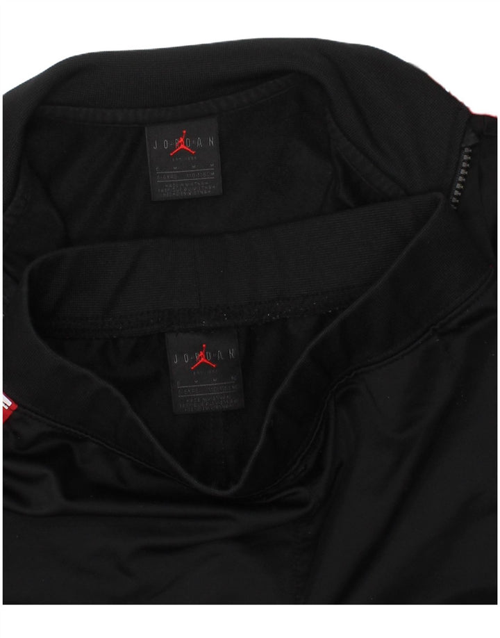 Jordan Boys Graphic Full Tracksuit 5-6 Years Black Colourblock Polyester