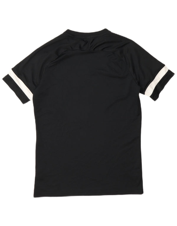 Nike Mens Dri Fit T-Shirt Top Medium Black Colourblock Polyester