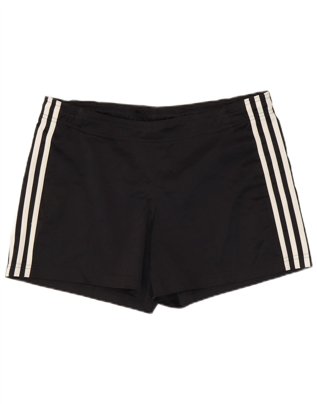 Adidas Womens Sport Shorts UK 14 Large  Black Polyester
