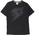 Diadora Mens Graphic T-Shirt Top Medium Black Cotton