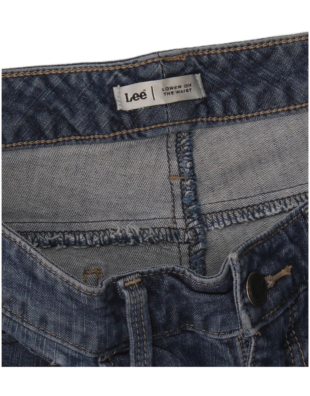 LEE Womens Capri Jeans W30 L19 Blue