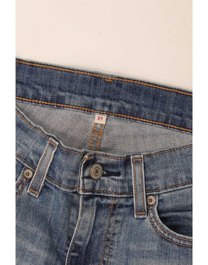 Levi's Womens Denim Shorts W27 Small Blue Cotton