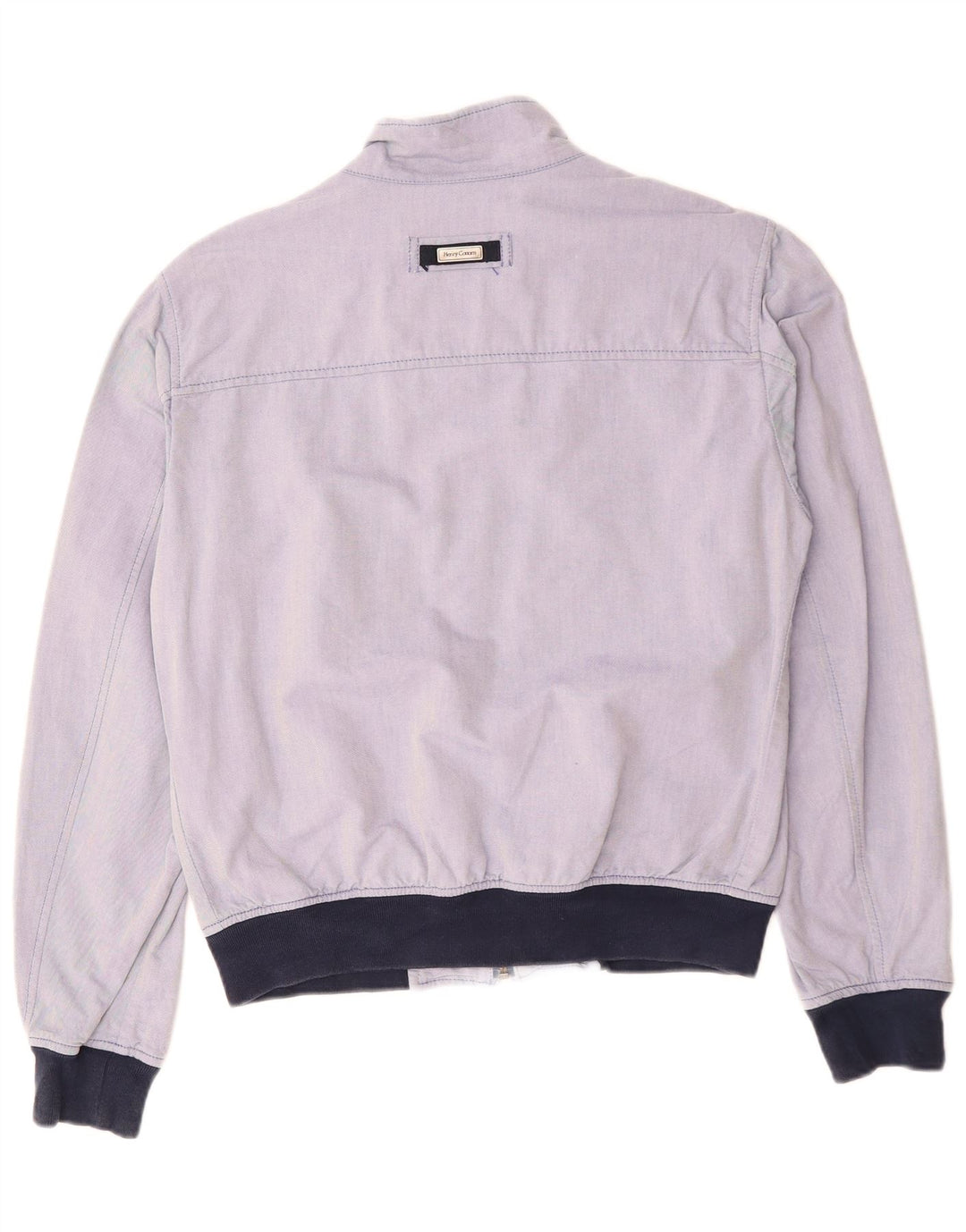 Henry Cottons Mens Bomber Jacket IT 50 Large Purple Cotton