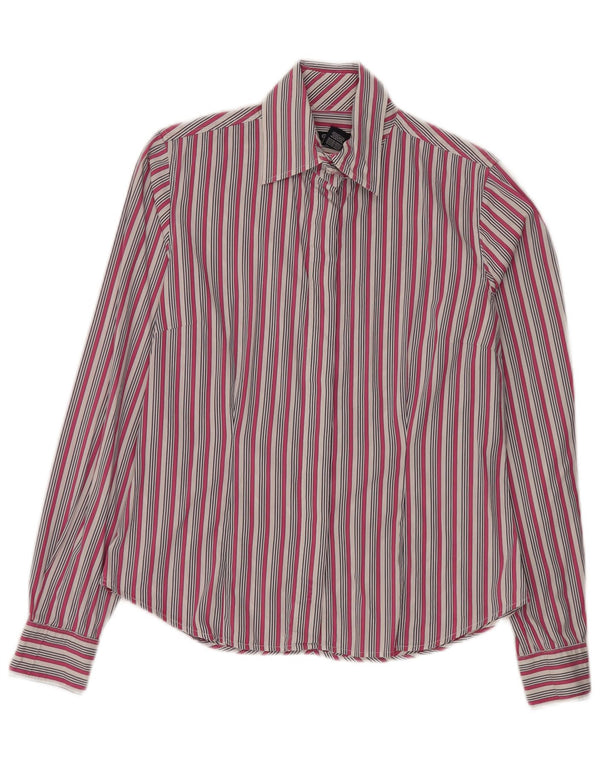 GANT Womens Shirt UK 12 Medium  Pink Striped Cotton