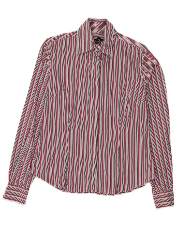 GANT Womens Shirt UK 12 Medium  Pink Striped Cotton