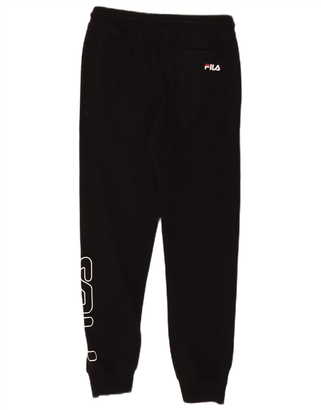 FILA Boys Graphic Tracksuit Trousers Joggers 11-12 Years  Black