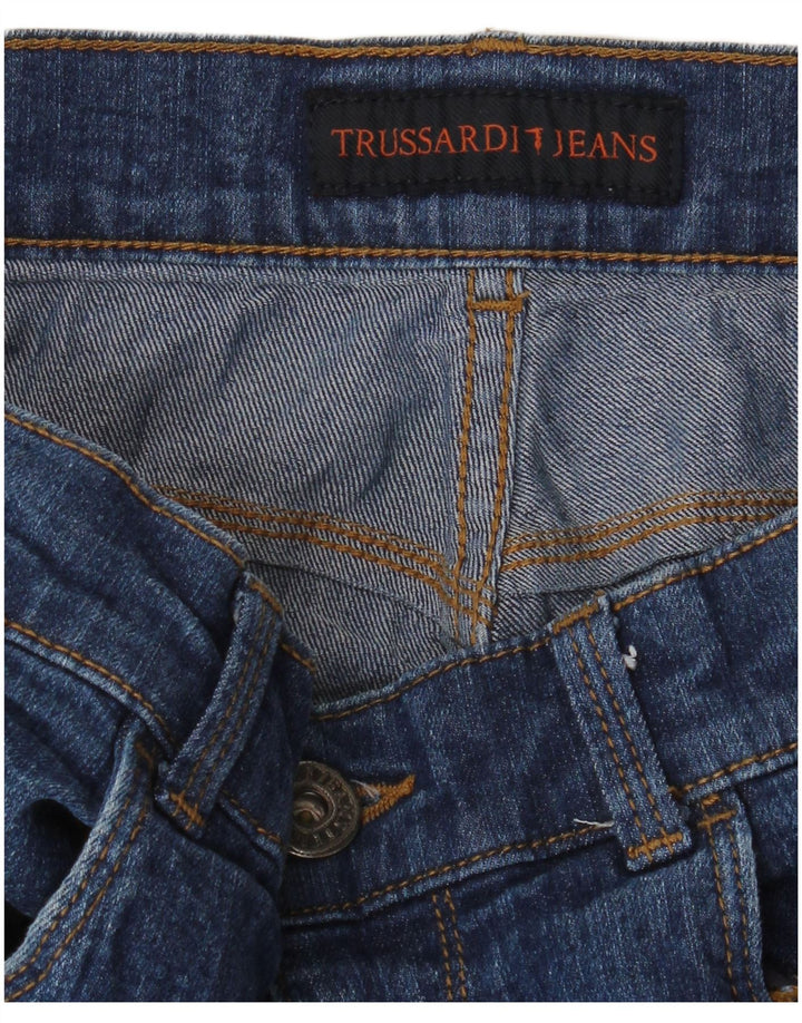 TRUSSARDI Mens Skinny Jeans W34 L33  Blue