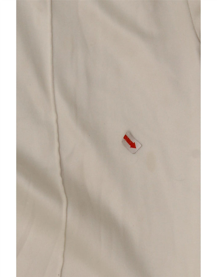 ADIDAS Mens Tracksuit Trousers Medium  White Polyester