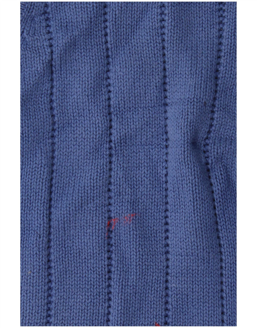 Izod Womens Vest Tank Top UK 16 Large Blue Argyle/Diamond Cotton