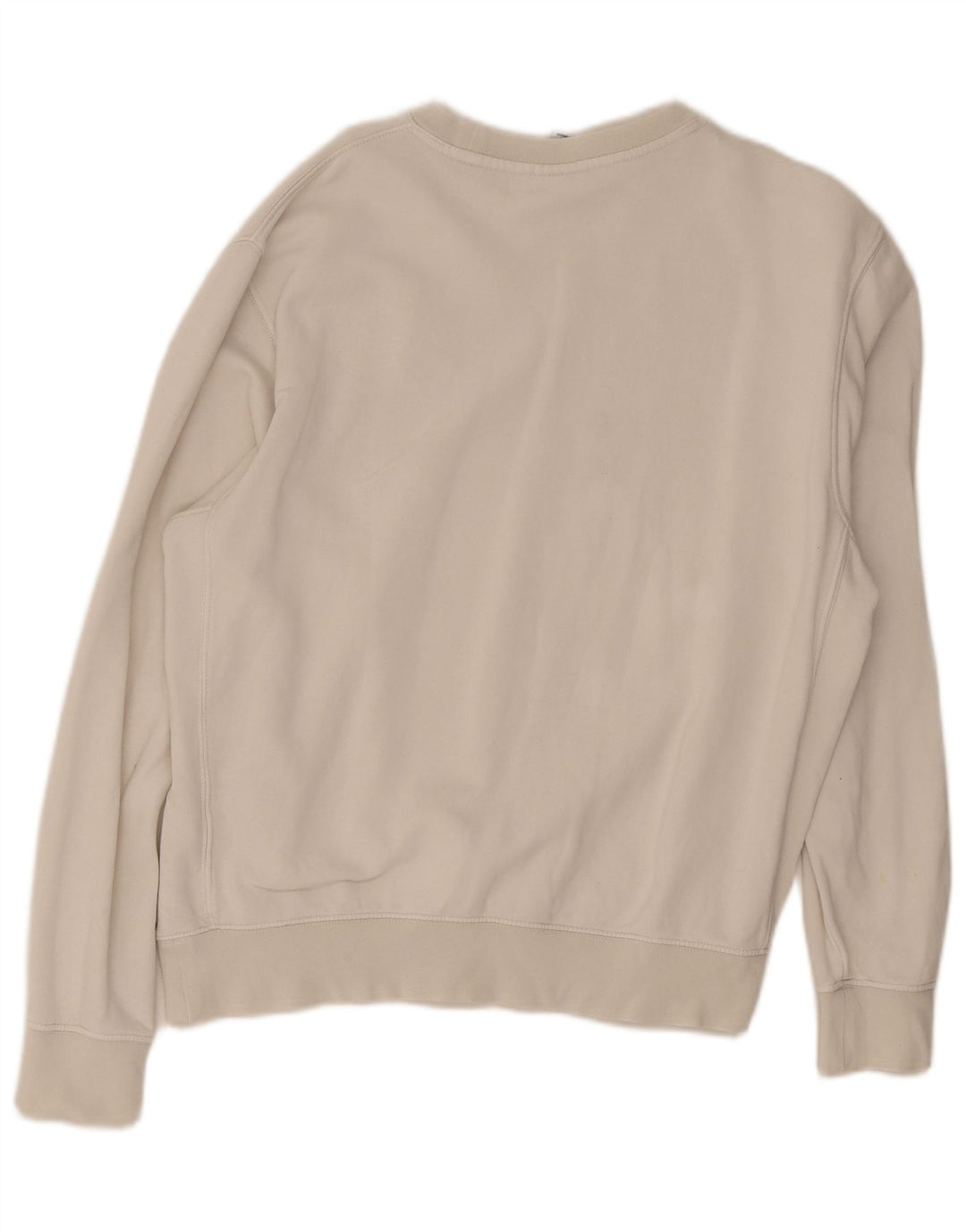 Nike Mens Graphic Sweatshirt Jumper Medium White Cotton