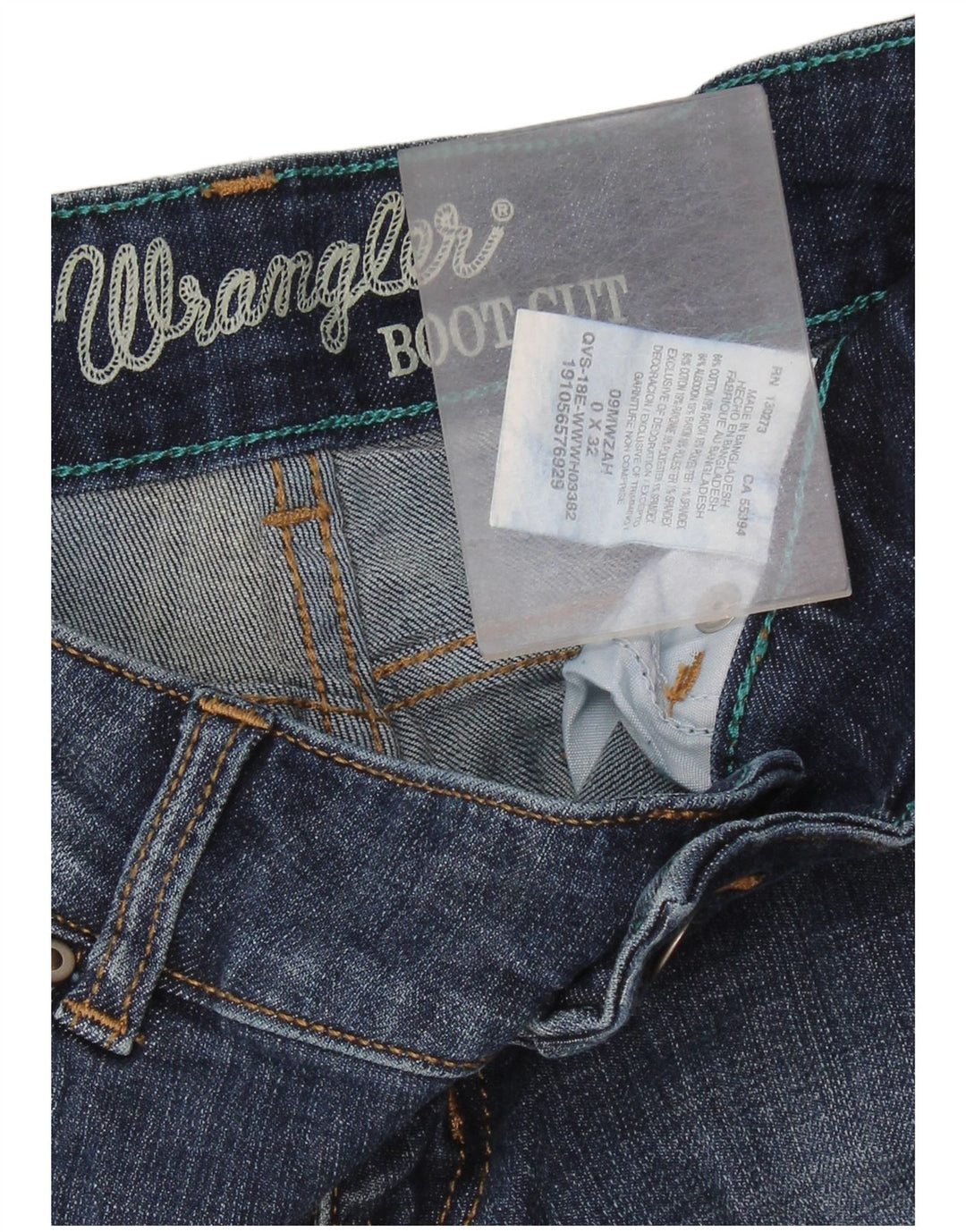WRANGLER Womens Bootcut Jeans US 0 XS W26 L32 Blue Cotton