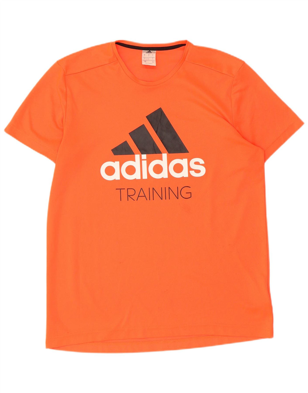 ADIDAS Mens Graphic Vest Top Large Orange Polyester