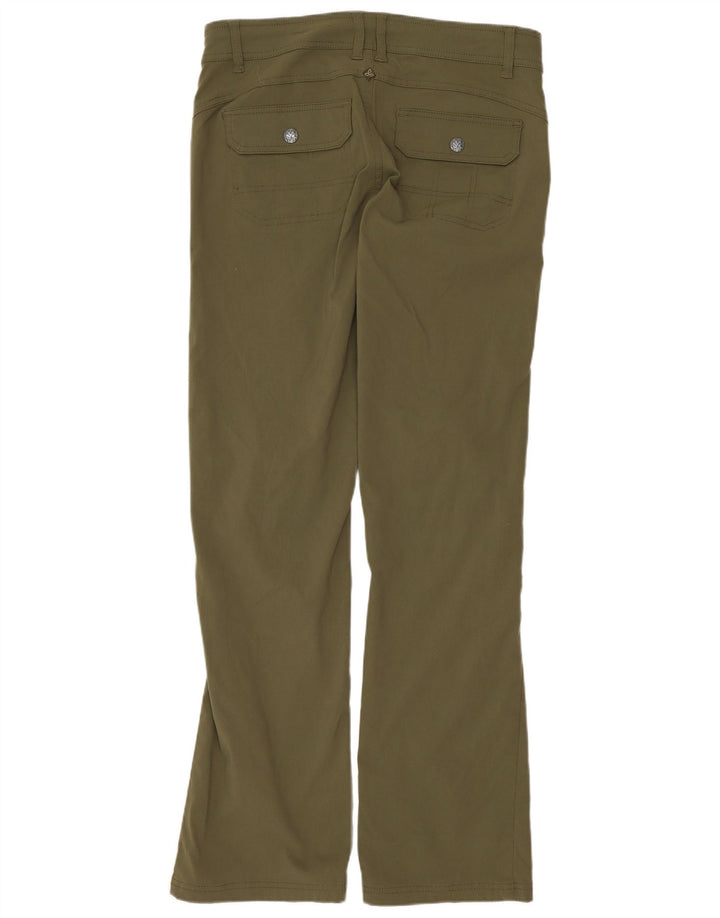 PRANA Womens Straight Cargo Trousers US 8 Medium W32 L31 Khaki Nylon