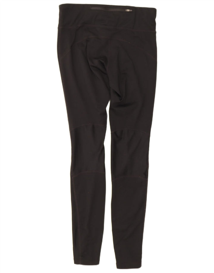 Nike Womens Dri Fit Leggings UK 8 Small Black Polyester