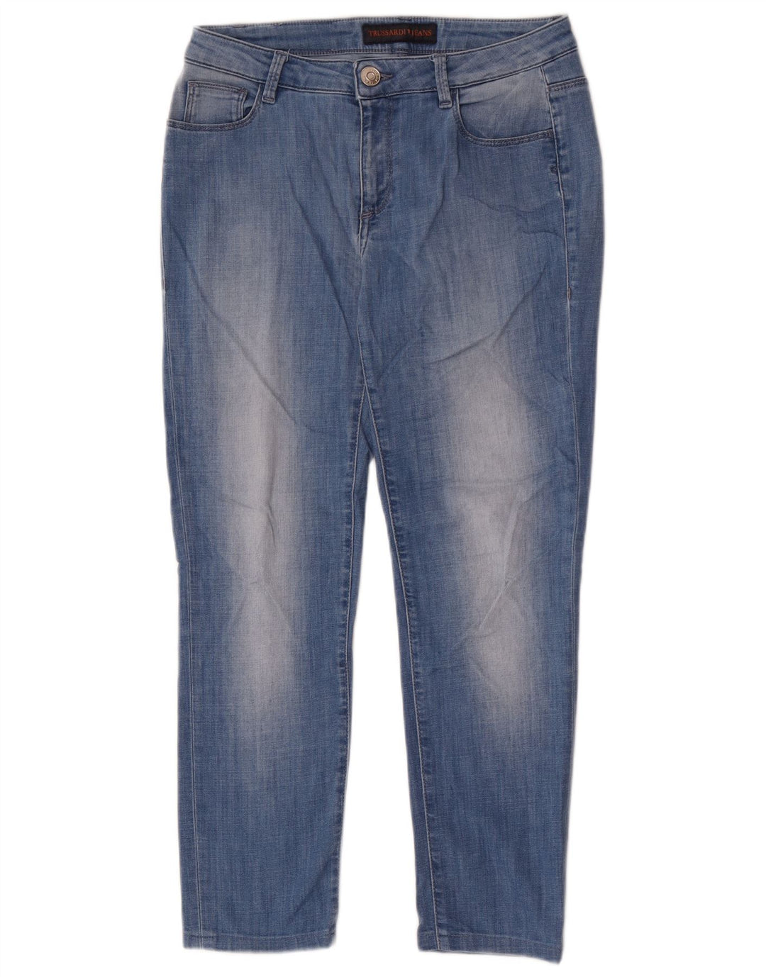 Trussardi Womens Cropped Jeans W28 L26 Blue
