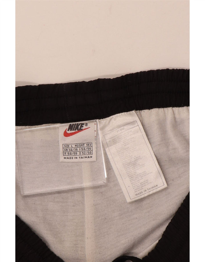 Nike Mens Tracksuit Trousers Joggers  Large  Black Polyester