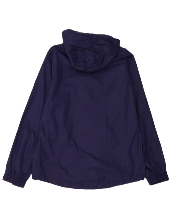 Mountain Warehouse Womens Hooded Rain Jacket UK 12 Medium Navy Blue