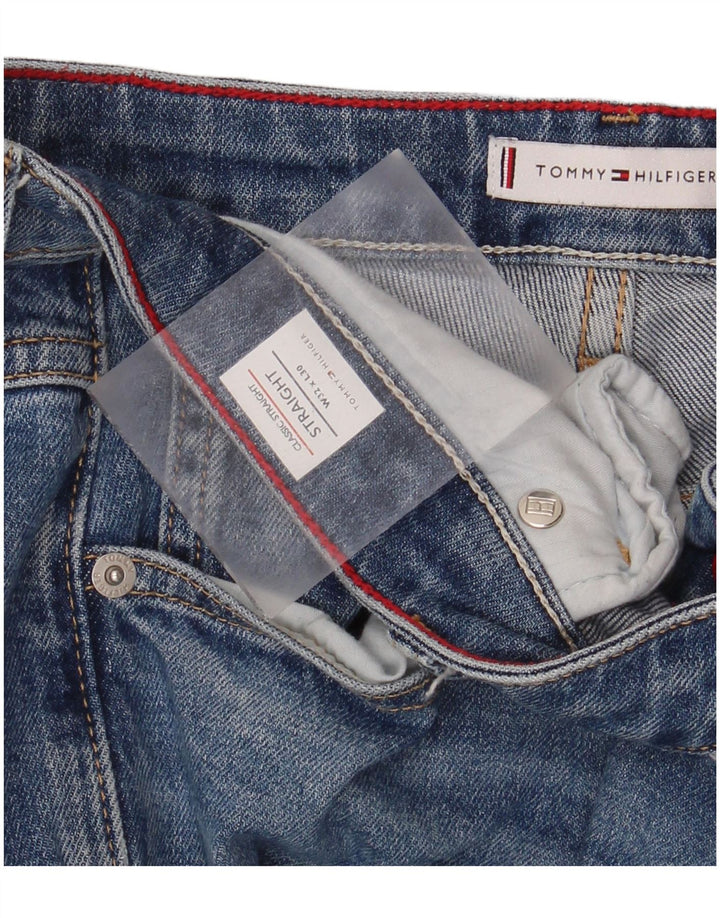 TOMMY HILFIGER Womens Classic Straight Jeans W32 L30 Blue