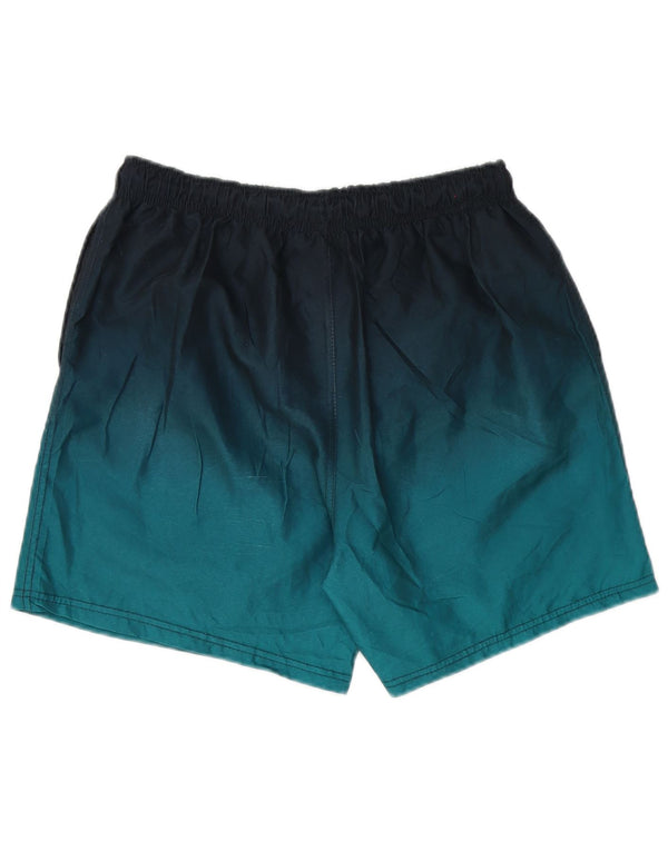 Mountain Warehouse Mens Swimming Shorts Medium Blue Colourblock Polyester