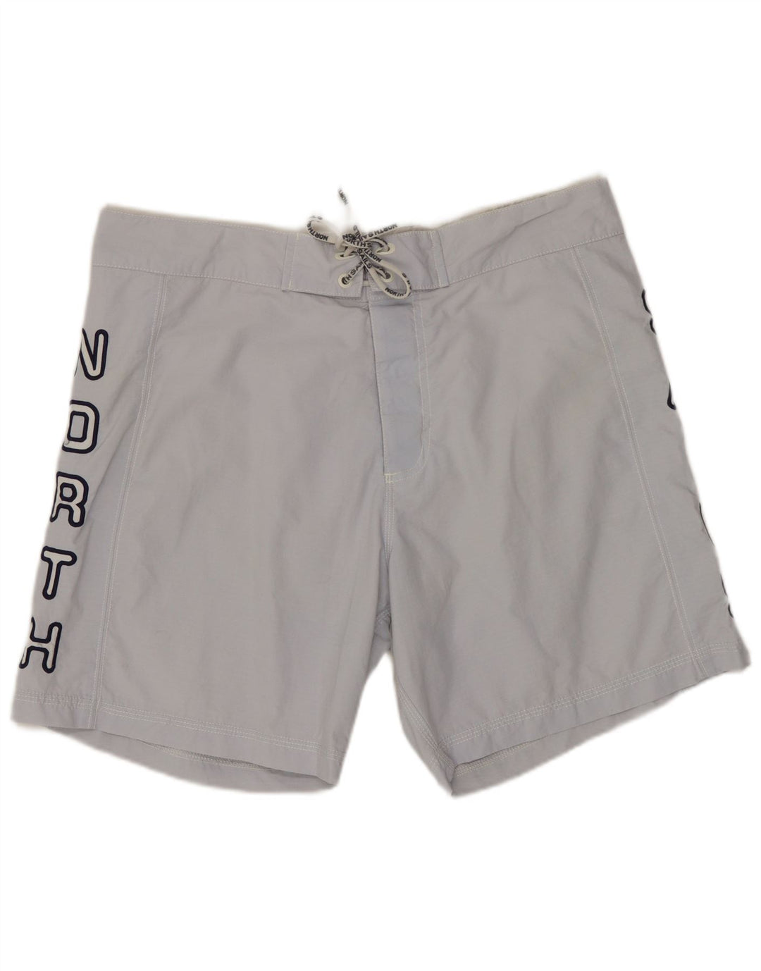 North Sails Mens Graphic Swimming Shorts Medium  Grey Nylon
