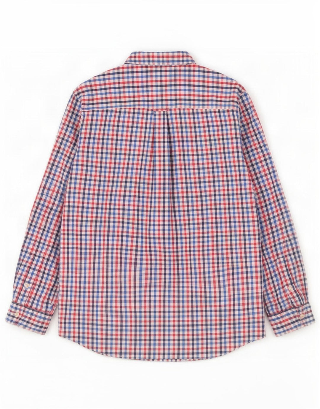 Chaps Mens Easy Care Shirt XL Multicoloured Gingham Cotton