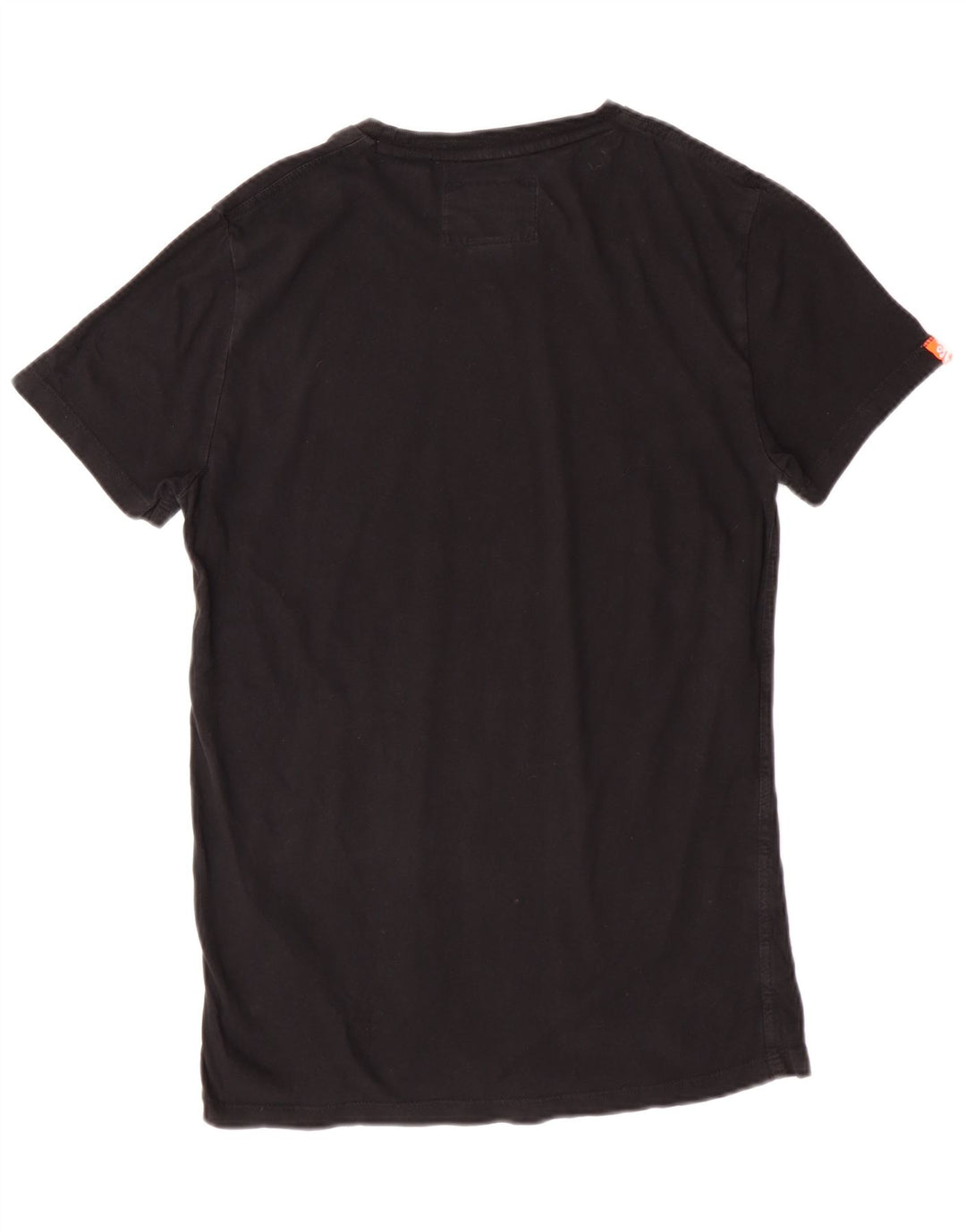 Superdry Mens T-Shirt Top Small Black Cotton