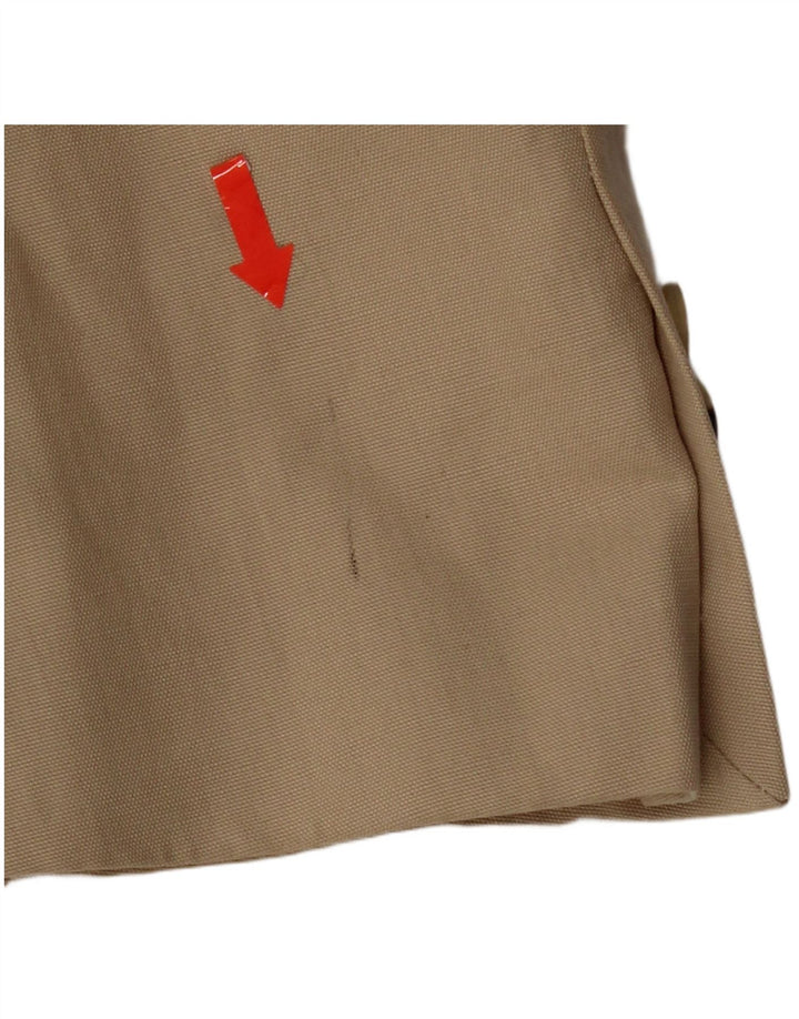 Hugo Boss Mens 3 Button Blazer Jacket EU 48 Medium Beige Cotton