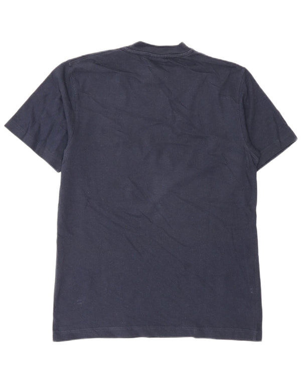 Timberland Mens Graphic T-Shirt Top Small Navy Blue Cotton