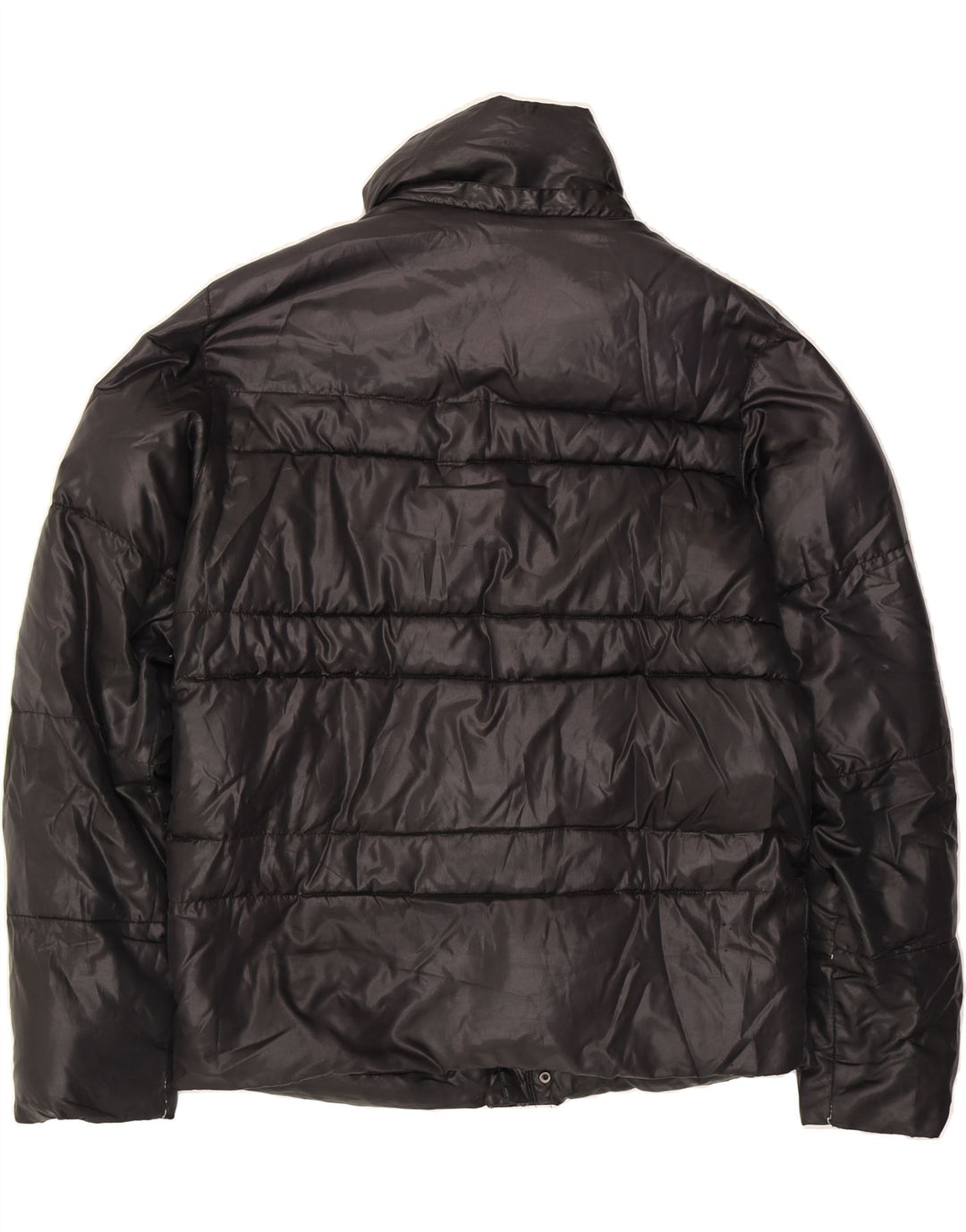 KAPPA Mens Padded Jacket UK 38 Medium Black Polyester Vintage Kappa and Second-Hand Kappa from Messina Hembry 