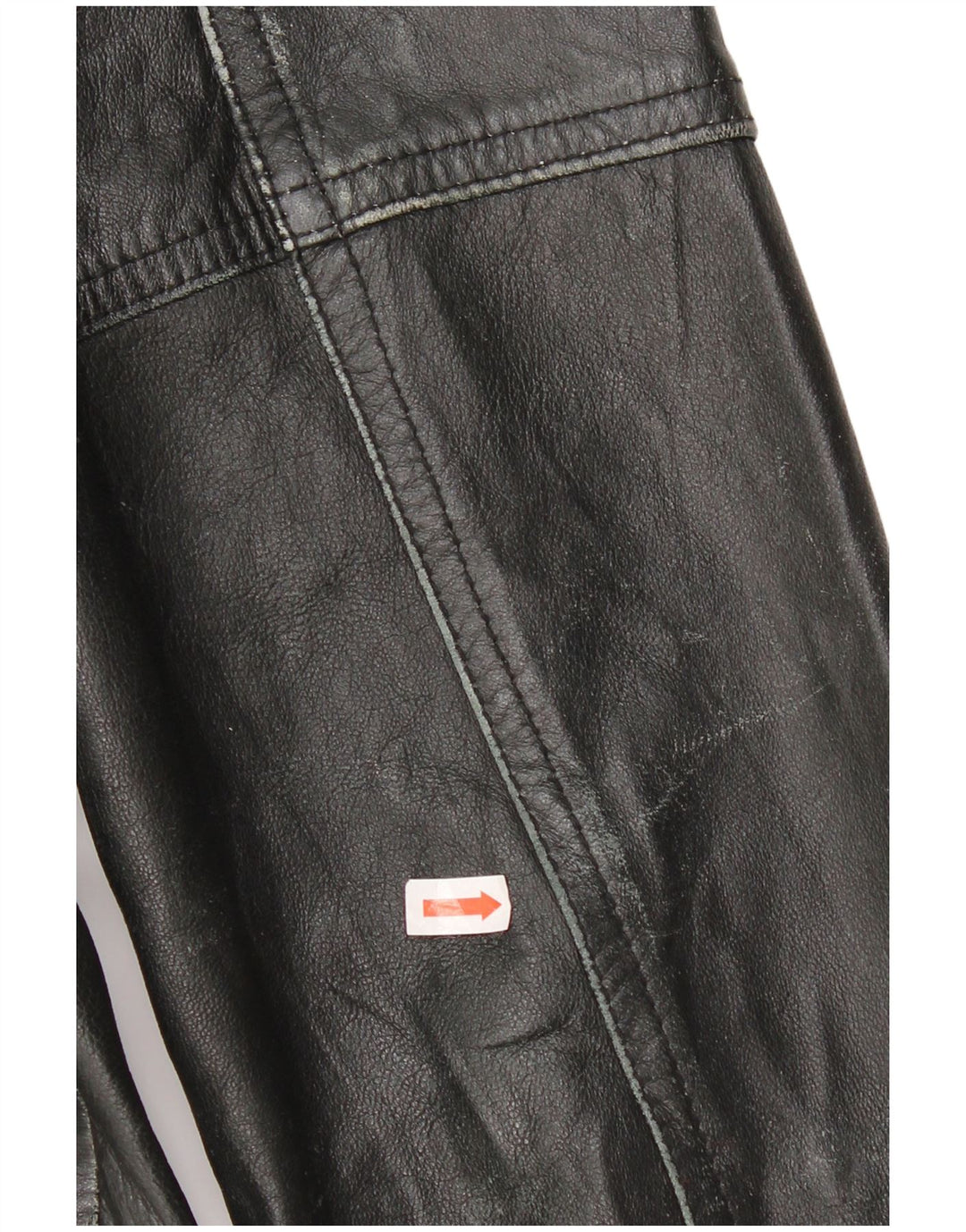 MOTIVI Womens Leather Jacket UK 14 Medium Black