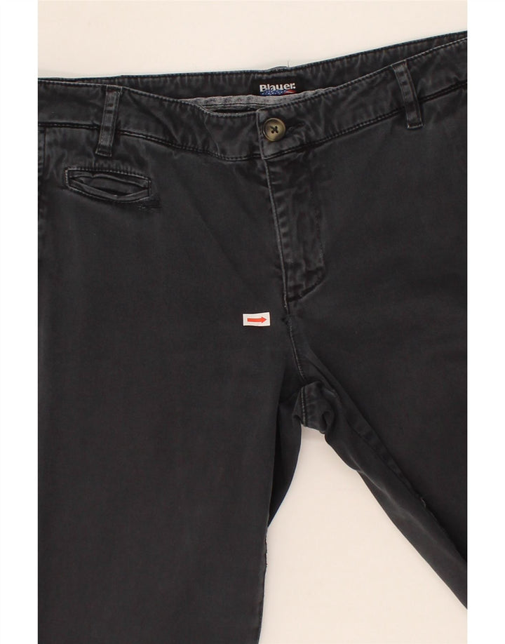 BLAUER Mens Slim Chino Trousers W31 L28 Black Vintage Blauer and Second-Hand Blauer from Messina Hembry 