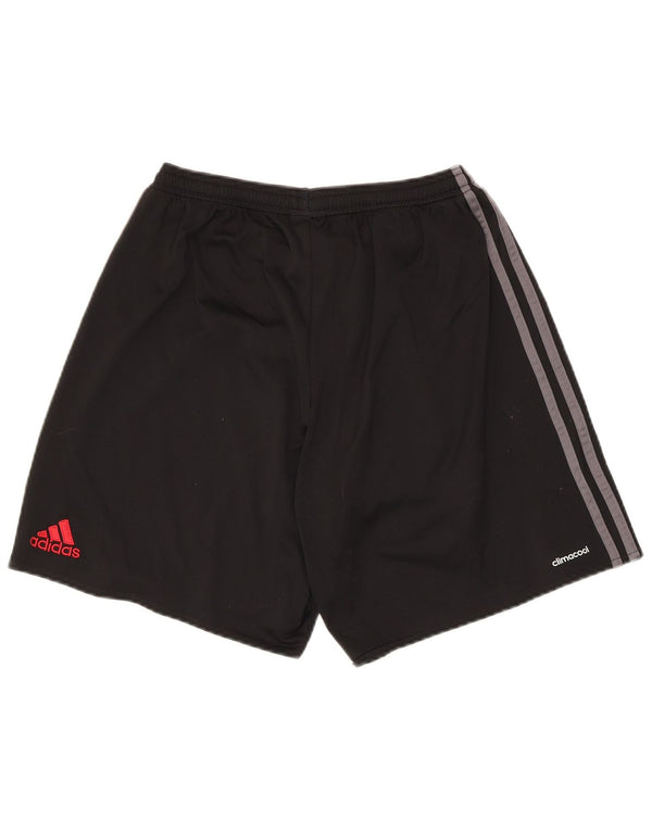Adidas Mens AC Milan Sport Shorts Medium Black Polyester