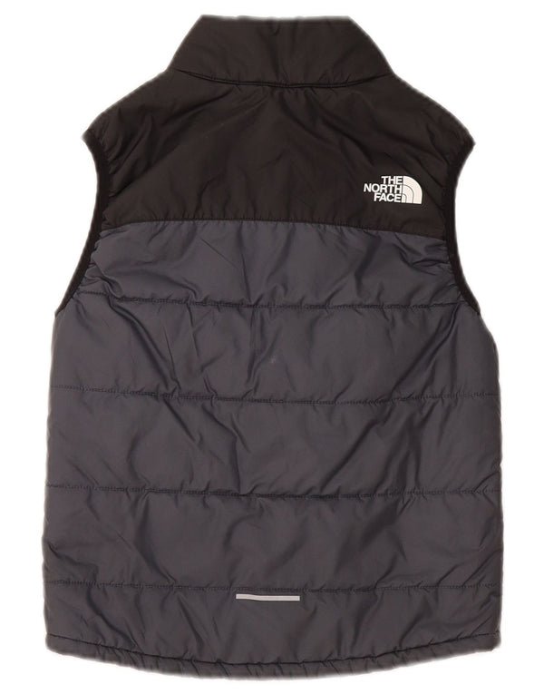 The North Face Boys Padded Gilet 7-8 Years Small Grey Colourblock Polyester