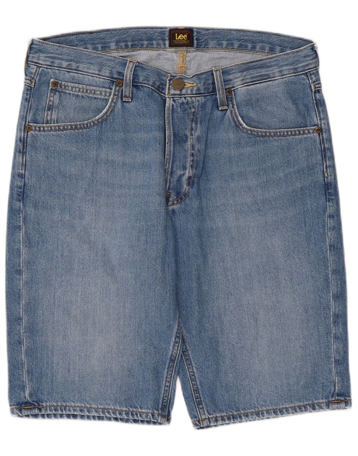LEE Mens Denim Shorts W34 Large Blue