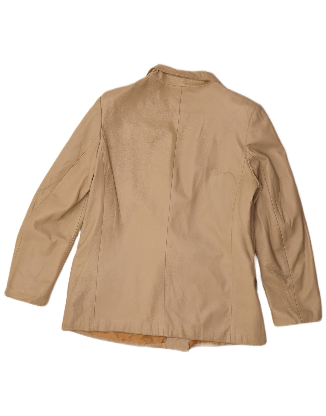 Vintage Womens Double Breasted Blazer Jacket IT 42 Medium Beige