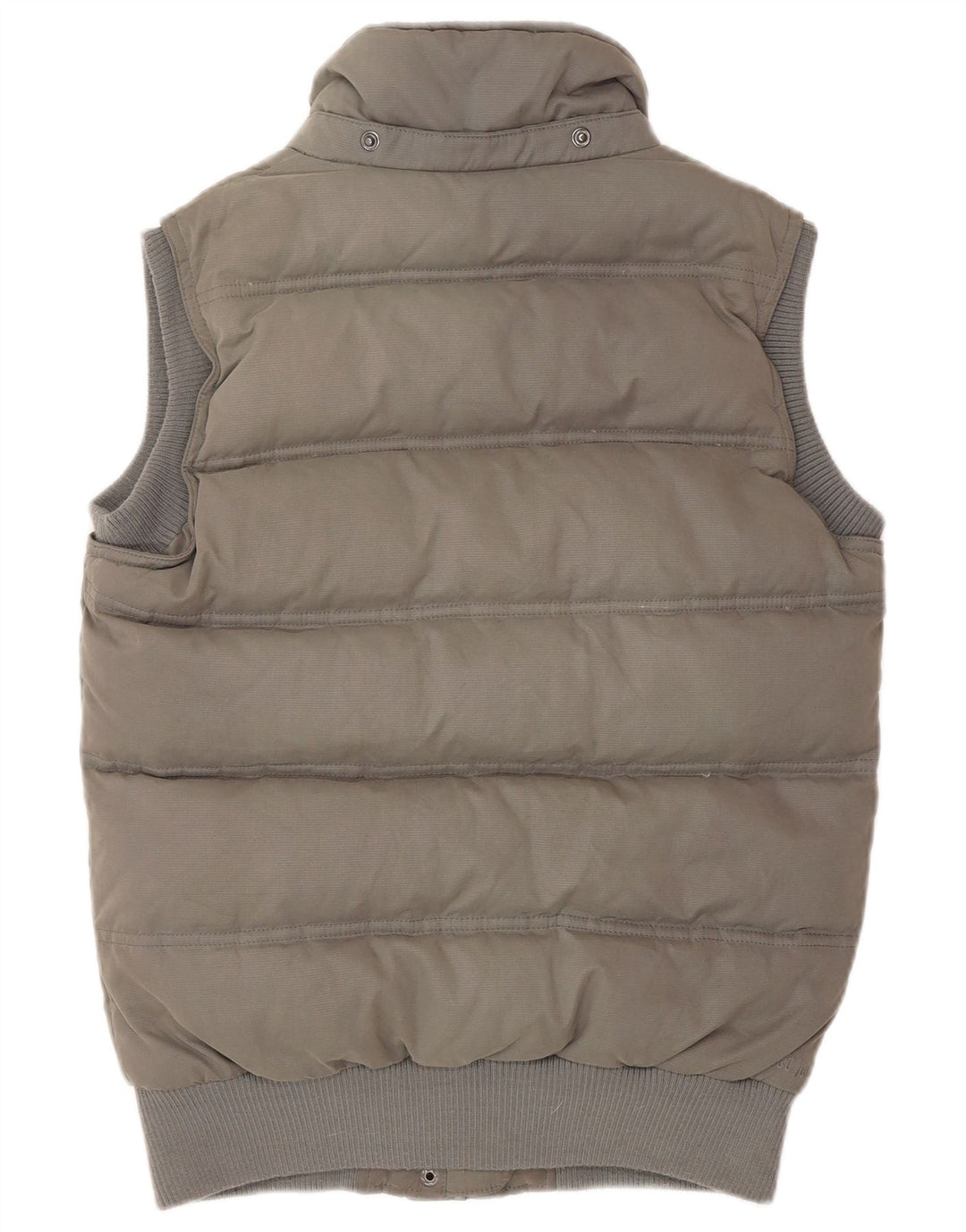 Fat Face Womens Padded Gilet UK 8 Small Grey Polyester
