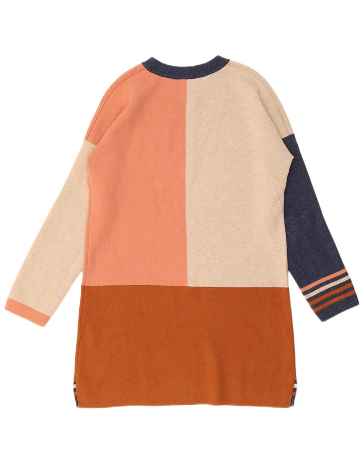 WHITE STUFF Womens Jumper Dress UK 8 Small Multicoloured Colourblock