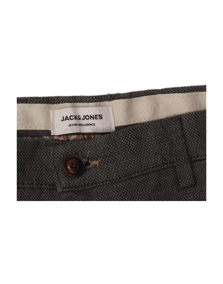 JACK & JONES Mens Chino Shorts Medium W32  Grey Cotton