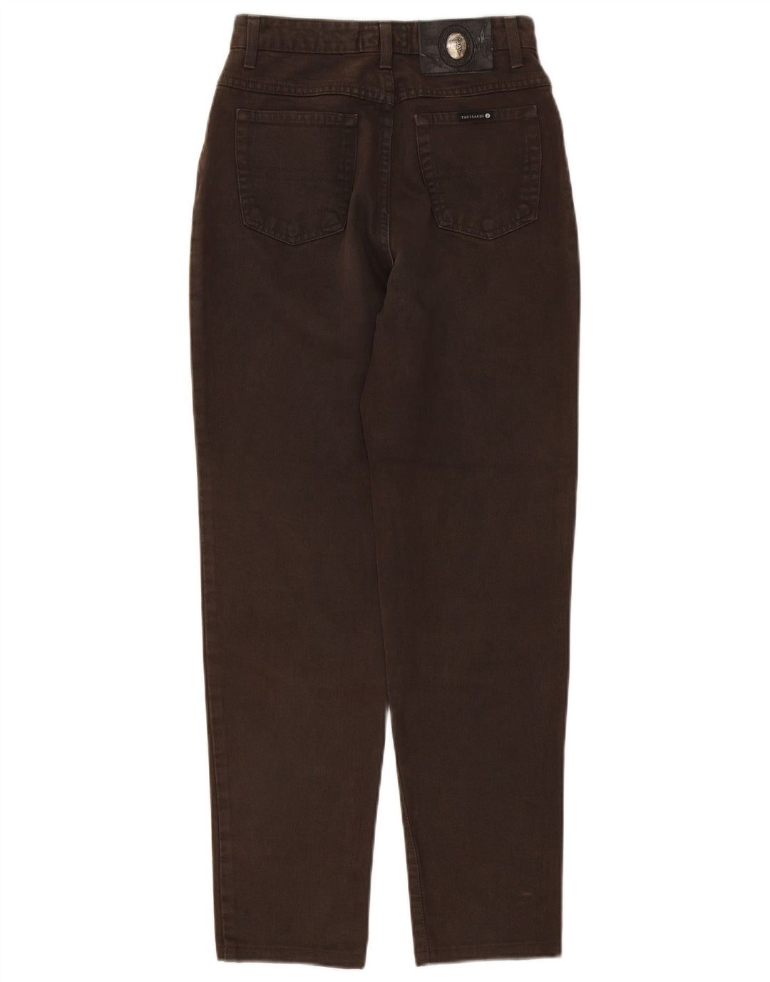 Trussardi Womens Tapered Jeans Size 29 Brown Cotton