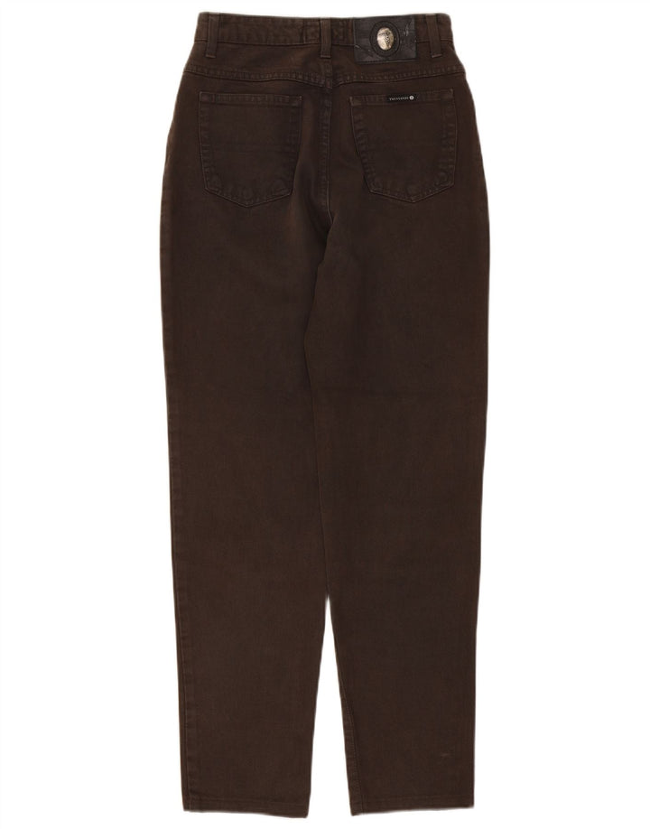 Trussardi Womens Tapered Jeans Size 29 Brown Cotton