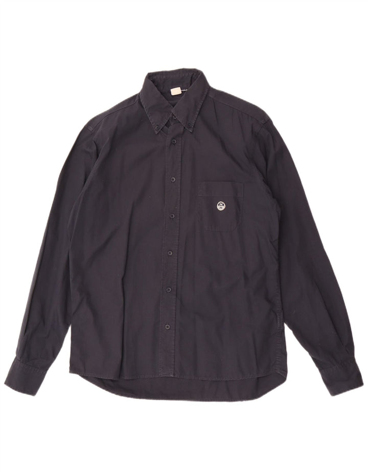 North Sails Mens Shirt Medium Black Cotton