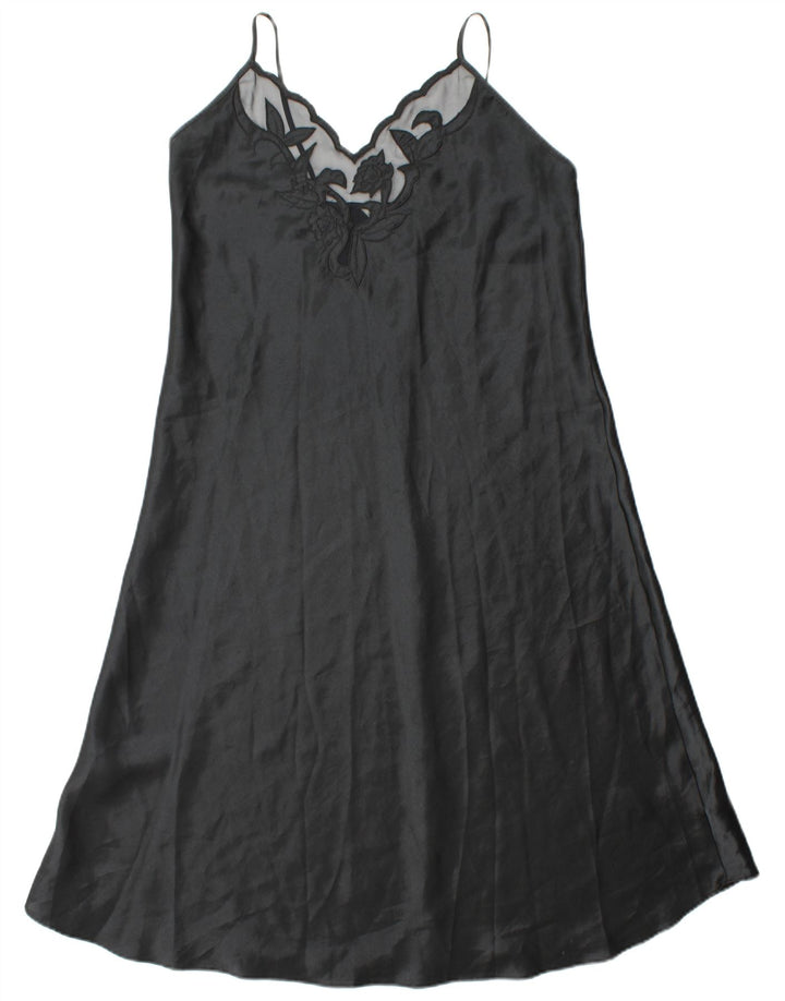 ST. BERNARD Womens Slip Dress UK 16 Large Black Polyester