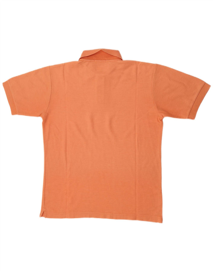 Fila Mens Polo Shirt IT 48 Medium Orange Cotton