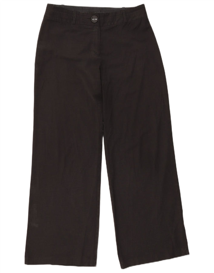 Laura Ashley Womens Casual Trousers UK 12 Medium W30 L31 Black Polyester